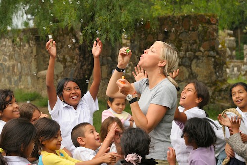 Stacie Shonfeld in Honduras