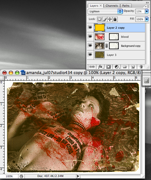 final image with layers