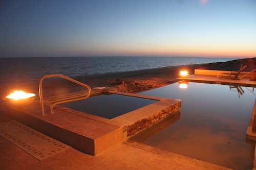 Rocky Point, Mexico House at Night