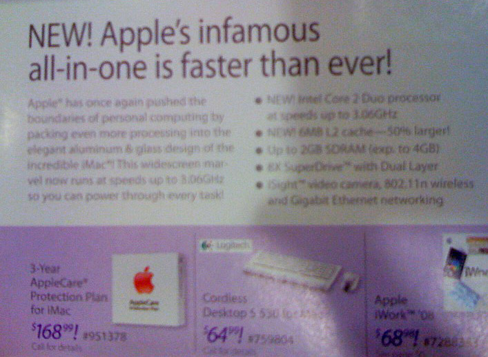 Apple iMac Infamous Ad Mac Mall MacMall
