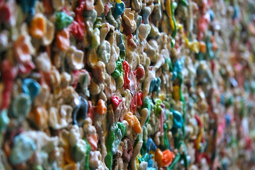 Seattle gum wall 2009