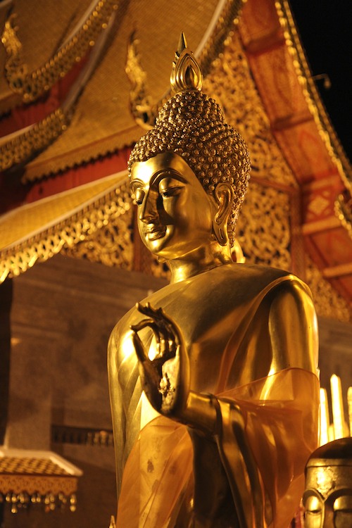 Buddha in Doi Suthep Temple, Chiang Mai, Thailand