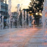Fountains in Lampang, Thailand