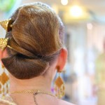 Melissa Priest hair at our Thai wedding of the Wedding World Tour