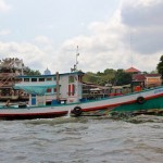Barge in Bangkok, Thailand