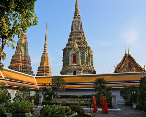 Monks in Bangkok, Thailand
